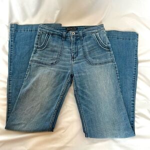 Abercrombie & Fitch Light Blue Wide Leg Jeans